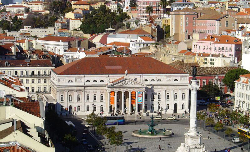 Lisbon-Rossio-Square Lisbon-Rossio-Square